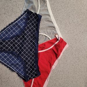 3 pair of super cute miss vickies intimates